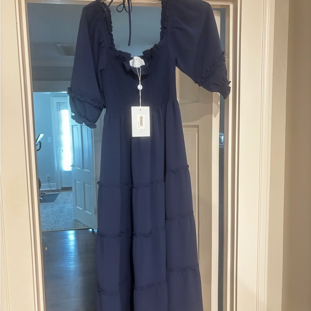 NWT Hill House Nesli dress - navy size Medium